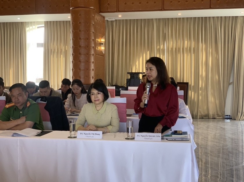 TS Nguyễn Quỳnh Liên - Chuyên gia trình bày tóm tắt nội dung các chuyên đề.