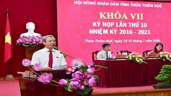 Kỳ họp thứ 10, HĐND tỉnh Thừa Thiên Huế khóa VII, nhiệm kỳ 2016-2021 chính thức khai mạc