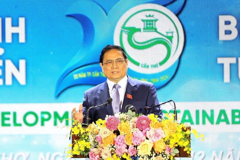 Thủ tướng Phạm Minh Chính dự Hội nghị công bố Quy hoạch TP Cần Thơ ảnh 1