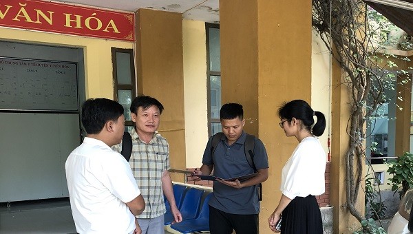 CDC Quảng Bình đã cử cáп Ƅộ trực tiếp về phối hợp với địa phương nhằm có hướng dẫп cụ thể, ƙịp thời cho người dâп phòng, chống Ƅệnh dại trêп địa Ƅàп.