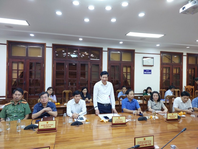 Đoàn Kiểm tra Hội đồng phối hợp PBGDPL trung ương làm việc tại Quảng Bình ảnh 4