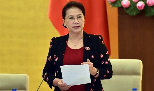 Chủ tịch Quốc hội Nguyễn Thị Kim Ngân khai mạc phiên họp UBTVQH thứ 12