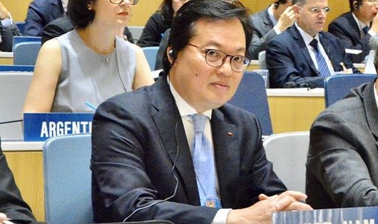 Đại sứ Dương Chí Dũng, Trưởng Phái đoàn thường trực Việt Nam bên cạnh Liên Hiệp Quốc - Ảnh: Bộ Ngoại giao cung cấp