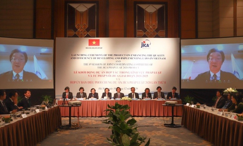 Đàm phán thành công Dự án hợp tác pháp luật mới với JICA Nhật Bản giai đoạn 2021-2026.