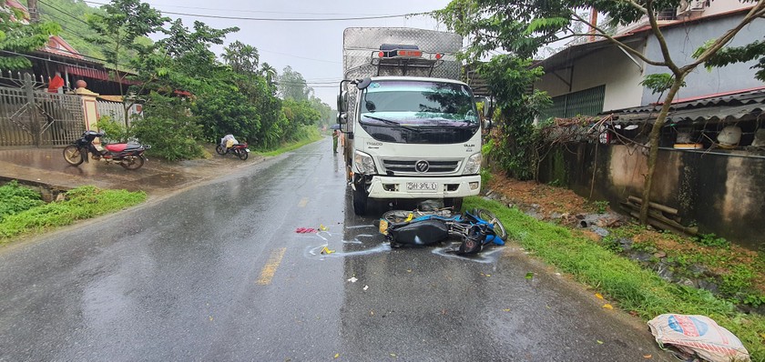 Hiện trường vụ tai nạn giao thông