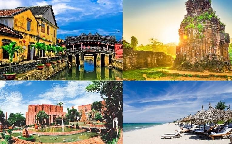 Tại không gian trưng bày “Vẻ đẹp Việt Nam” có nội dung giới thiệu về Năm Du lịch Quốc gia 2022 tại Quảng Nam với chủ đề “Du lịch xanh”
