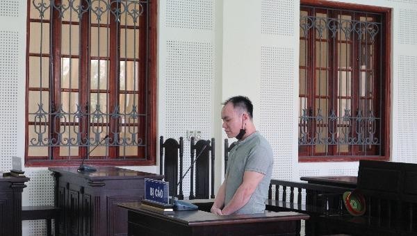 Bị cáo Lô Văn Tuân tại phiên tòa.