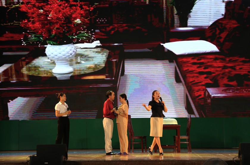 Nhiều sáng tạo trong Hội thi hòa giải viên giỏi tỉnh Nghệ An năm 2023 ảnh 1