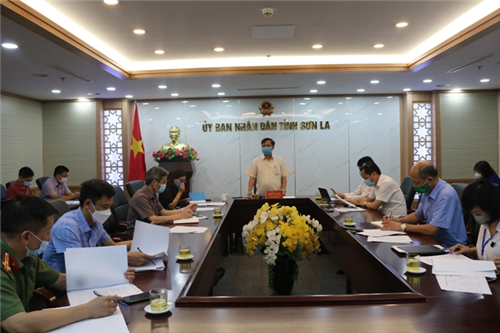 Cuộc họp Thường trực Ban Chỉ đạo Phòng, chống dịch COVID-19 tỉnh Sơn La.