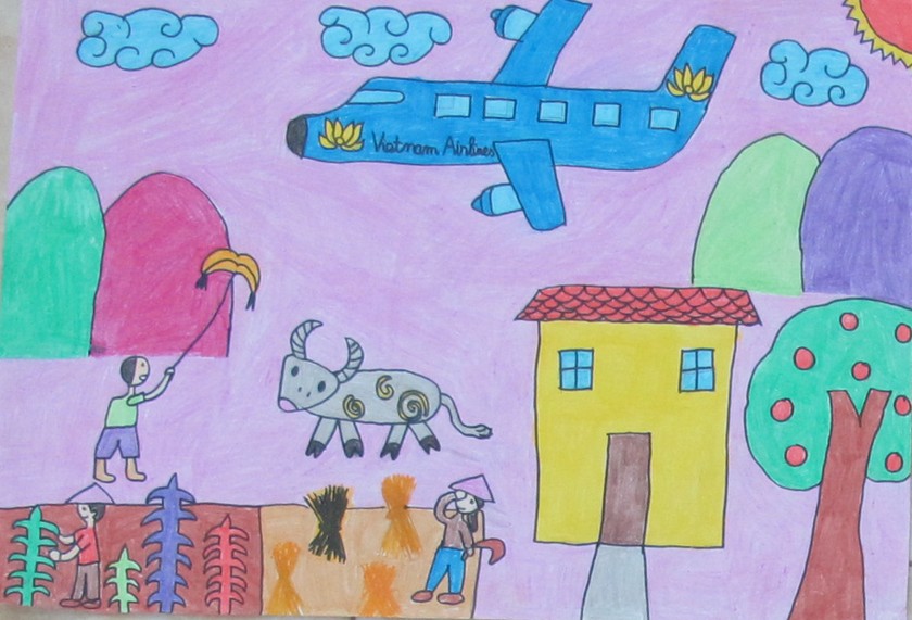 Hướng dẫn Tranh tô màu hình máy bay cho bé tập tô 34 tuổi mới nhất 2023   niseduvn