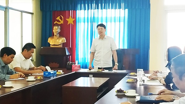 Thứ trưởng Nguyễn Thanh Tịnh làm việc với các cơ quan thuộc Bộ - khu vực phía Nam.