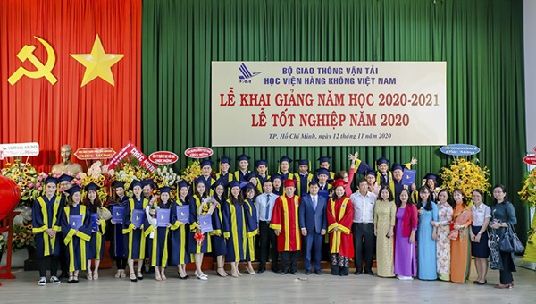 Lễ Khai giảng năm học mới 2020-2021 của Học viện Hàng không Việt Nam.