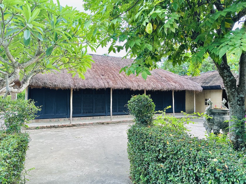Ngôi nhà ở làng Dương Nỗ, nơi Bác Hồ có những năm tháng sinh sống cùng cha và anh trai ở Thừa Thiên Huế.