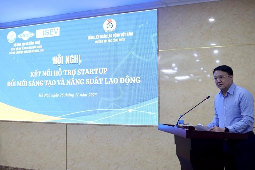 TS. Lê Cao Thắng - Chủ nhiệm nhiệm vụ phát biểu.