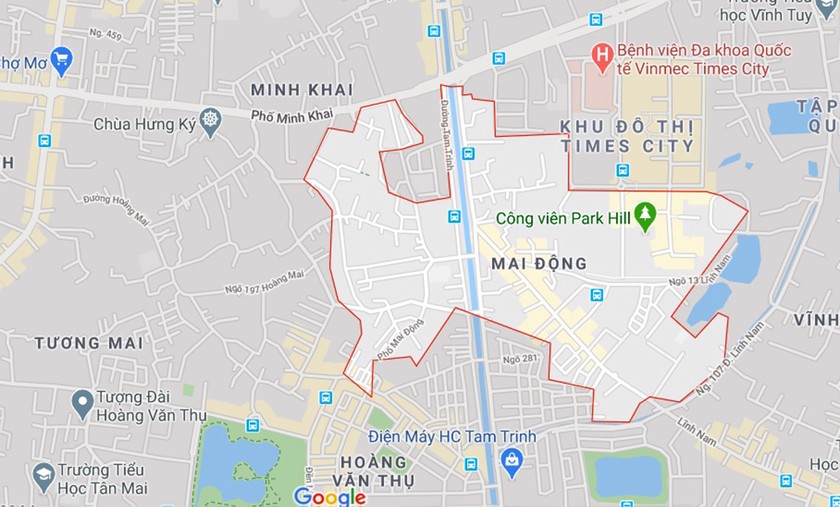Vị trí ba đường sẽ mở theo quy hoạch ở phường Mai Động, Hoàng Mai, Hà Nội | Báo Pháp luật Việt Nam điện tử