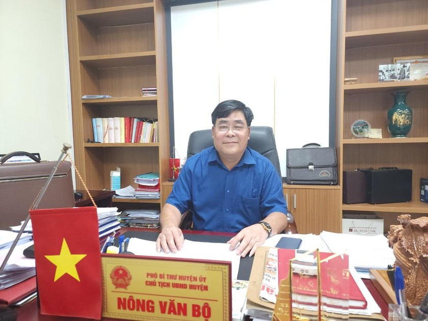 Chủ tịch UBND huyện Trùng Khánh Nông Văn Bộ