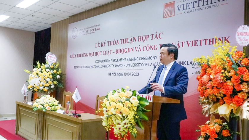 Trường ĐH Luật – ĐHQGHN ký thỏa thuận hợp tác với Công ty Luật Vietthink về đào tạo và sử dụng nhân lực ảnh 3