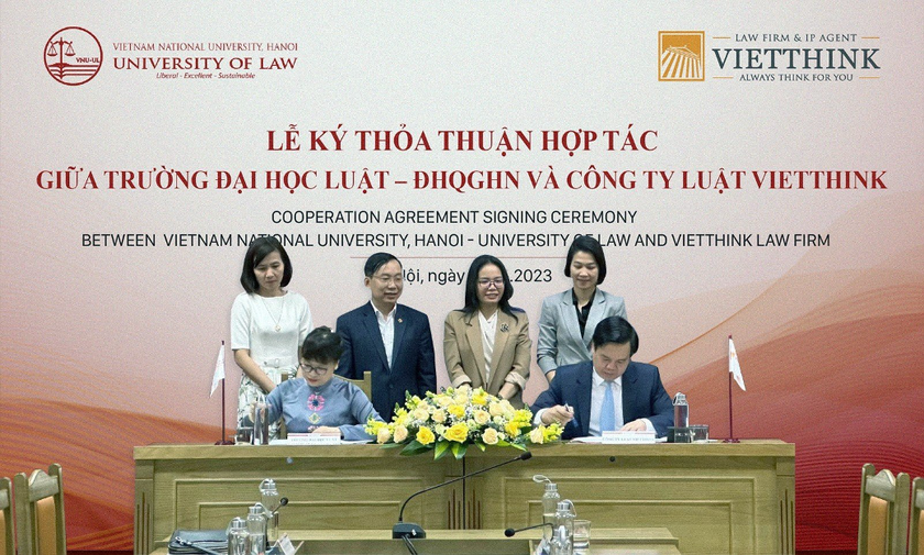 Trường ĐH Luật – ĐHQGHN ký thỏa thuận hợp tác với Công ty Luật Vietthink về đào tạo và sử dụng nhân lực ảnh 1