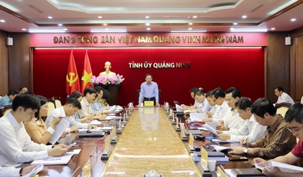 Bí thư, Chủ tịch HĐND tỉnh Quảng Ninh Nguyễn Xuân Ký, kết luận hội nghị.