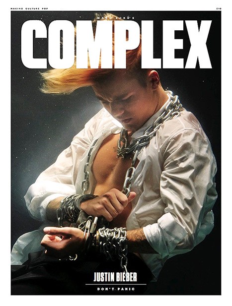 Bieber in Complex magazine.