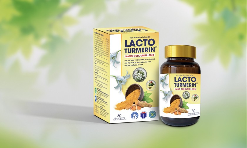 Thực phẩm bảo vệ sức khỏe Lacto Turmerin được phân phối độc quyền trong Đề án 818 - Tổng cục Dân số - Kế hoạch hóa gia đình (Bộ Y tế).