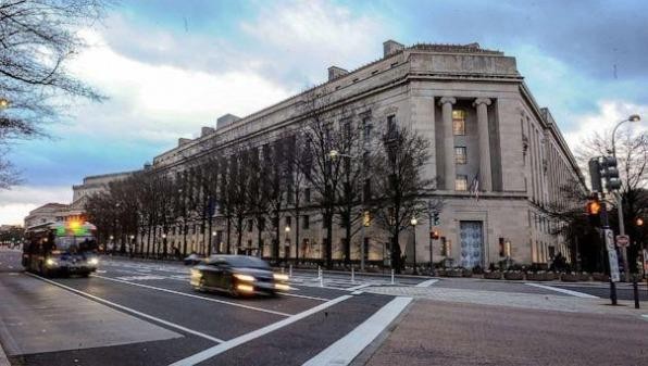 Trụ sở Bộ Tư pháp Hoa Kỳ tại Washington DC. Ảnh: Reuters