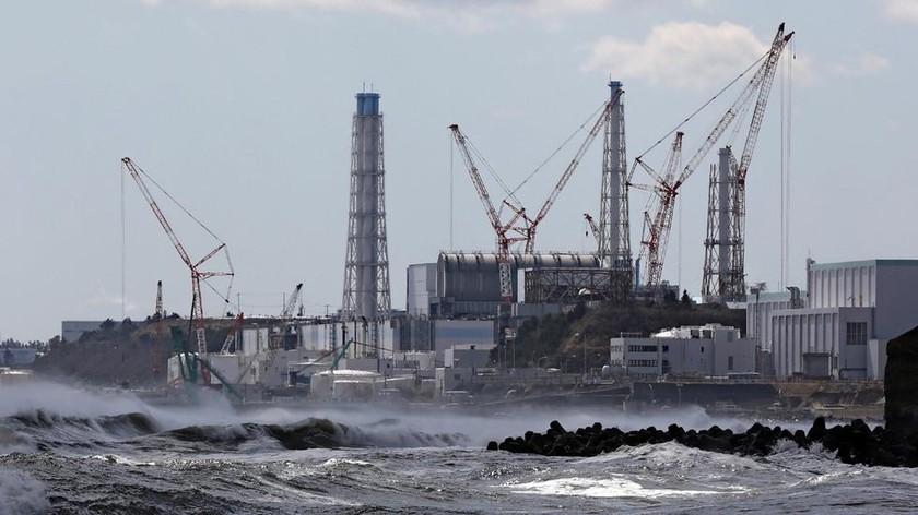 Nhà máy điện hạt nhân Fukushima Daiichi của Công ty Điện lực Tokyo (TEPCO), Nhật Bản. Ảnh: AFP
