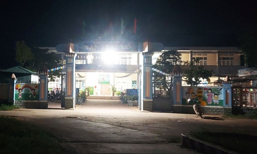 Trường Mầm non Tăng Bạt Hổ, huyện Hoài Ân, tỉnh Bình Định. Ảnh: VOV