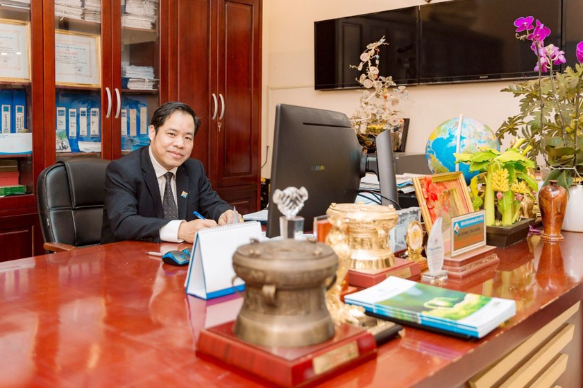 Ông Phạm Văn Học - Chủ tịch HĐQT, Tổng Giám đốc Bệnh viện Đa khoa Hùng Vương. (Ảnh: PV)
