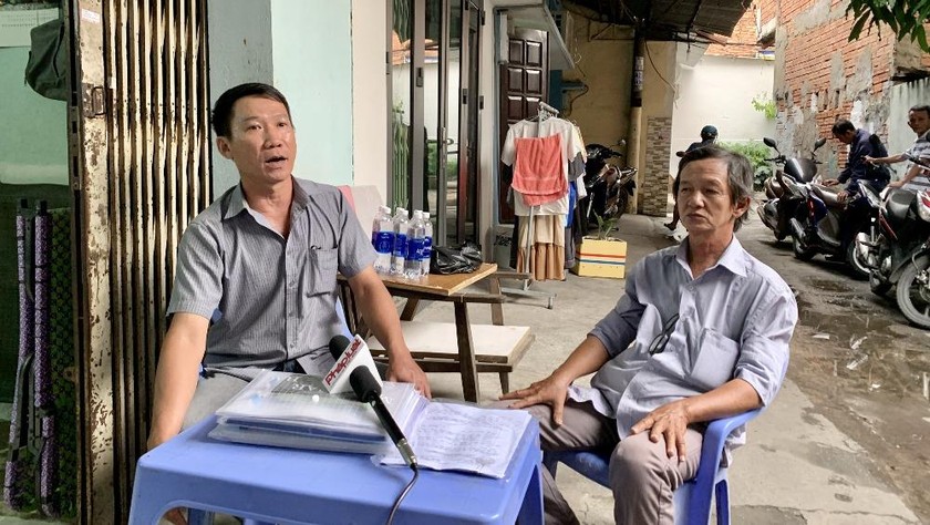 Ông Nguyễn Tấn Trung bức xúc về việc UBND quận Bình Thạnh chậm chễ thi hành án, ảnh hưởng đến cuộc sống của gia đình ông.