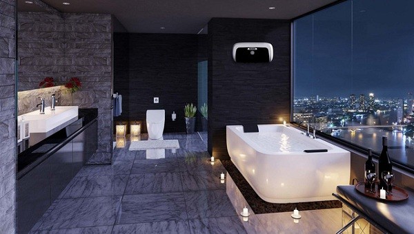 Không gian phòng tắm hiện đại phải thỏa mãn được cả thị giác và cảm giác