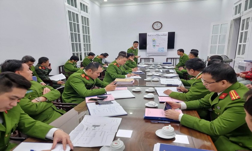 Công an quận Hoàn Kiếm (Hà Nội) họp triển khai Phương án đảm bảo an ninh, trật tự cho các hoạt động Chào đón năm mới 2023.