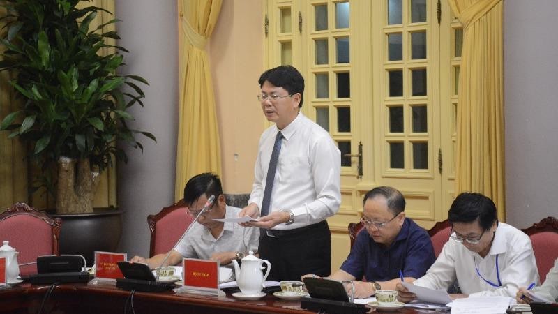 Thứ trưởng Nguyễn Thanh Tịnh tại buổi họp báo công bố luật ngày 10/7.