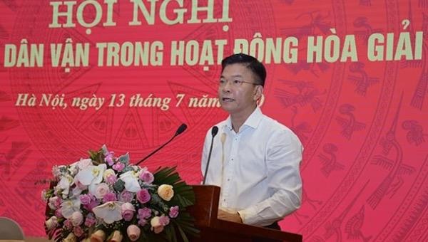 Bộ trưởng Lê Thành Long phát biểu tại Hội nghị.