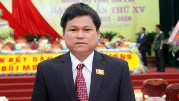 Đồng chí Nguyễn Văn Quân bị kỷ luật cảnh cáo. (Ảnh: Tỉnh ủy Gia Lai)