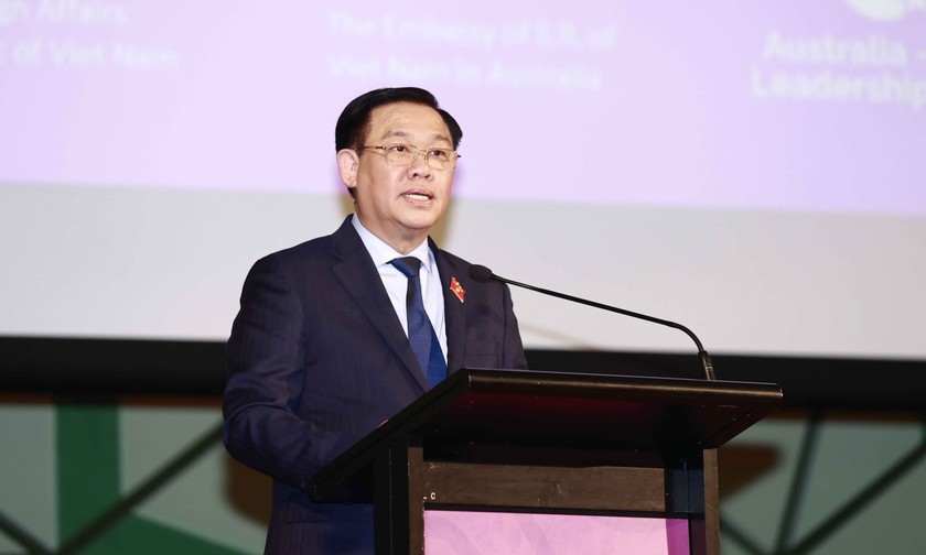 Chủ tịch QH phát biểu tại Viện Chính sách Australia - Việt Nam.