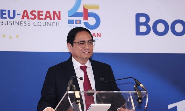 Thủ tướng Phạm Minh Chính cùng Lãnh đạo các nước ASEAN tham dự Hội nghị Cấp cao kỷ niệm 45 năm quan hệ ASEAN-EU có ý nghĩa quan trọng.