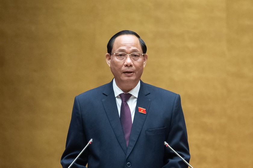 Phó Chủ tịch Quốc hội Trần Quang Phương phát biểu khai mạc. (Nguồn ảnh: Quochoi.vn)