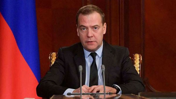 Thủ tướng Nga Dmitry Medvedev.