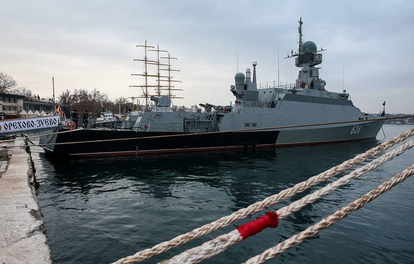 Tàu tên lửa nhỏ Orekhovo-Zuyevo của Hạm đội Biển Đen của Nga.