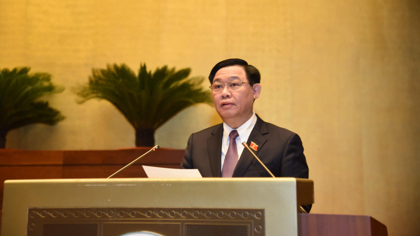 Chủ tịch Quốc hội Vương Đình Huệ phát biểu bế mạc Kỳ họp.