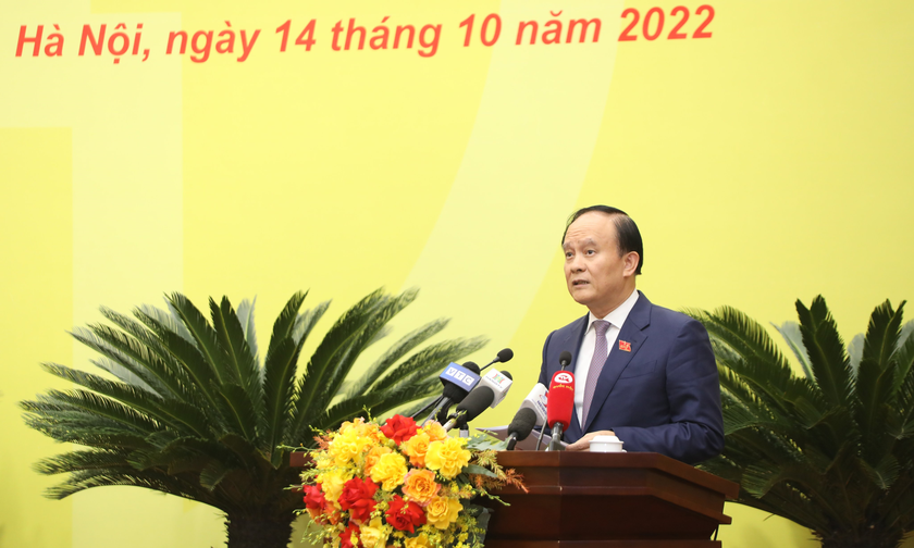 Phó Bí thư Thành ủy, Chủ tịch HĐND TP, Phó Trưởng Đoàn đại biểu Quốc hội TP Hà Nội Nguyễn Ngọc Tuấn.