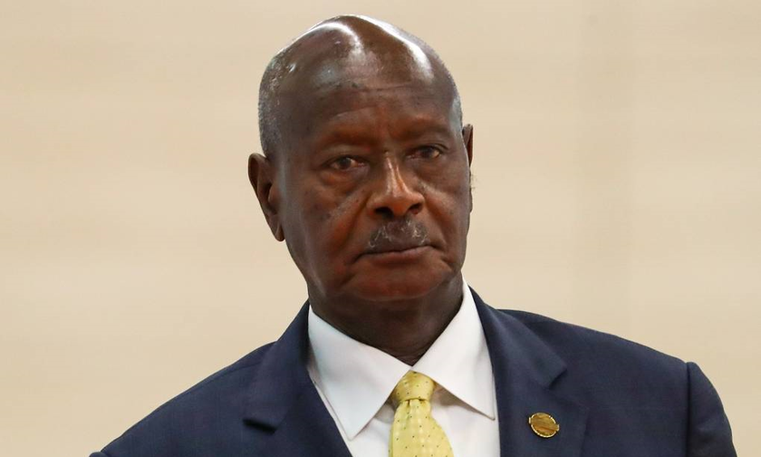 Tổng thống Uganda Yoweri Museveni.
