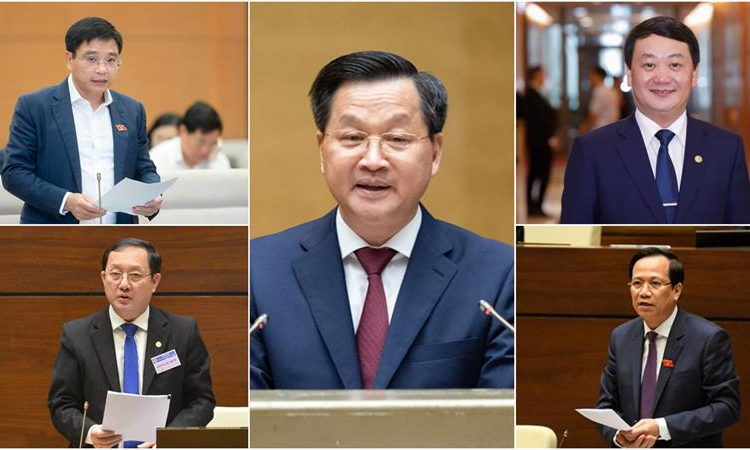 Phó Thủ tướng Lê Minh Khái cùng 4 bộ trưởng sẽ trả lời chất vấn tại QH.