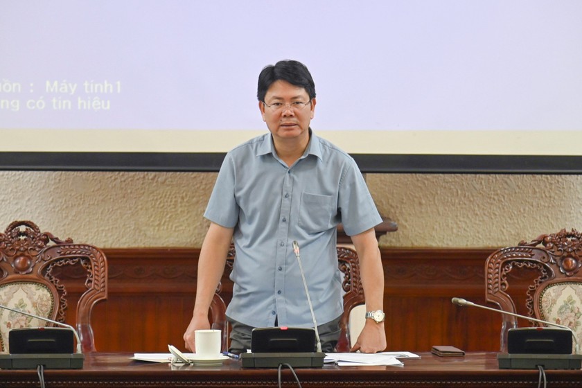 Thứ trưởng Nguyễn Thanh Tịnh phát biểu chỉ đạo.