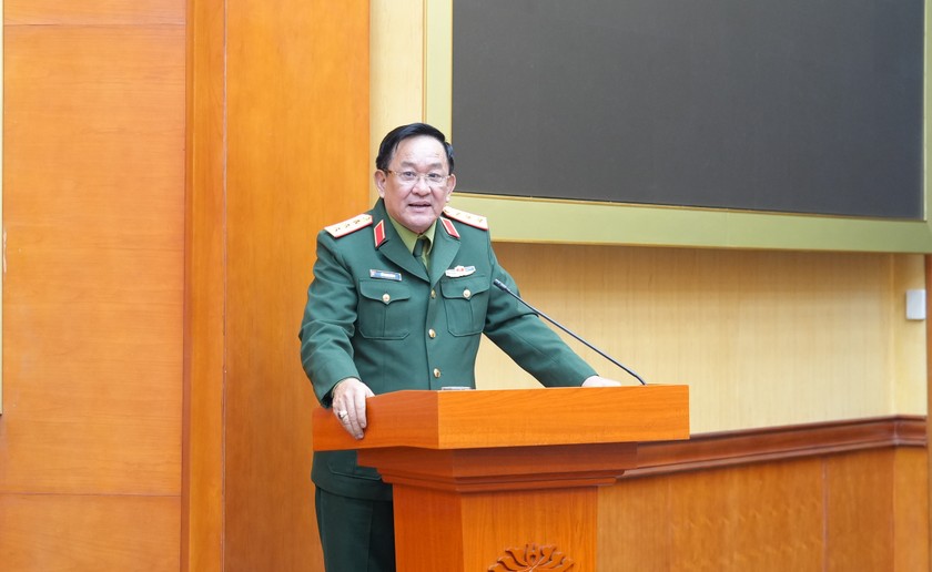 Thượng tướng Võ Minh Lương, Thứ trưởng Bộ Quốc phòng khẳng định Bộ Quốc phòng đặc biệt quan tâm tới công tác xây dựng pháp luật, công tác pháp chế.