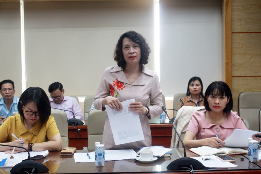 Thứ trưởng Bộ Y tế Nguyễn Thị Liên Hương tiếp thu các ý kiến