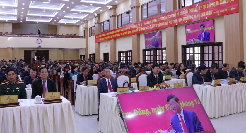 Toàn cảnh Kỳ họp 12 HĐND tỉnh Lâm Đồng.