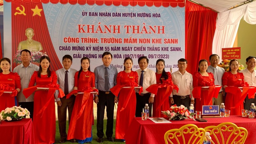 Công trình chào mừng kỷ niệm 55 năm chiến thắng Khe Sanh vừa được khánh thành
