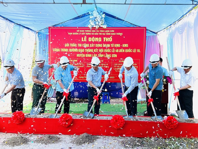 Lạng Sơn động thổ dự án giao thông nối với tỉnh Quảng Ninh